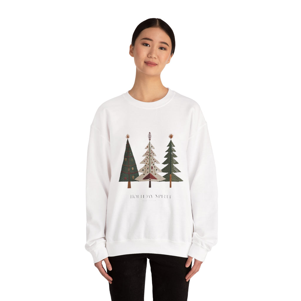 Christmas Tree Trio Sweatshirt – Joy to My Soul Holiday Crewneck