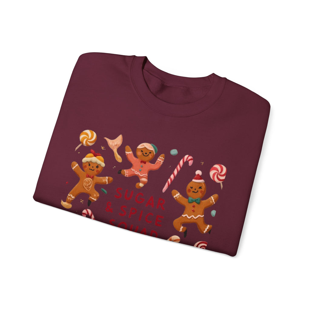 Sugar & Spice Squad Sweatshirt — Gingerbread Holiday Crewneck