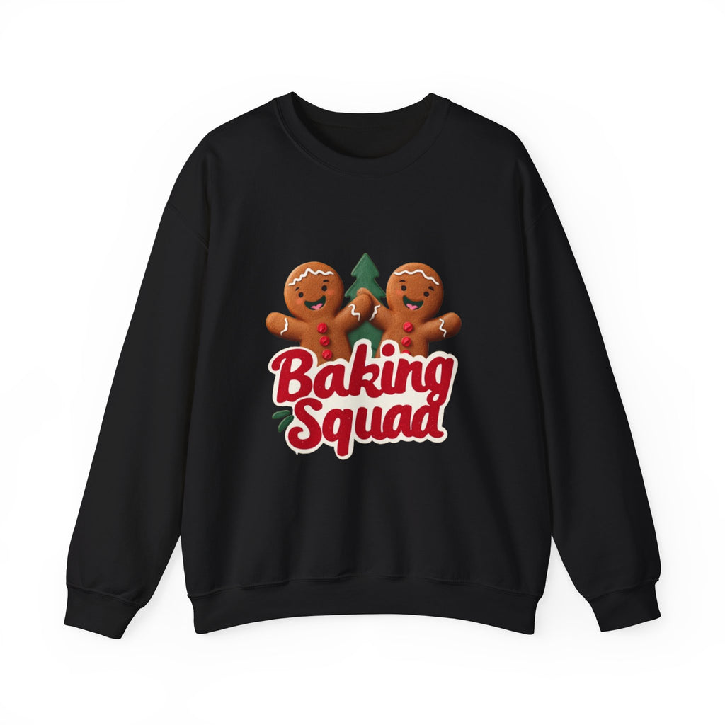Baking Squad Sweatshirt — Cute Gingerbread Holiday Crewneck