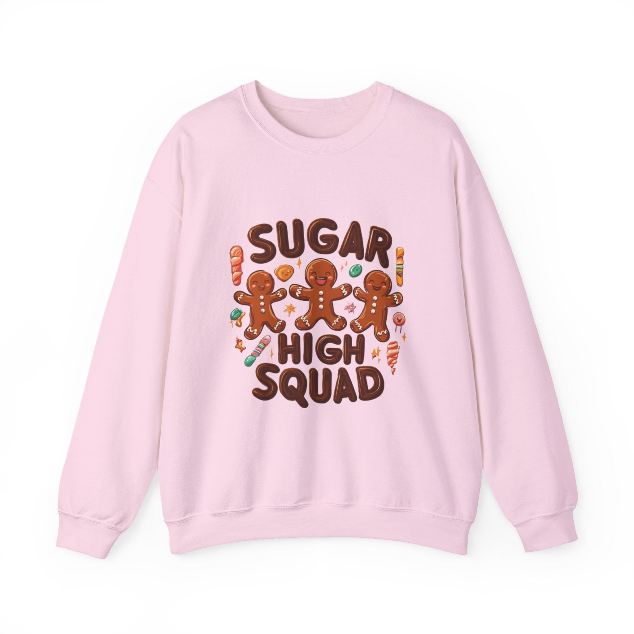 Sugar High Squad Sweatshirt — Cute Gingerbread Holiday Crewneck