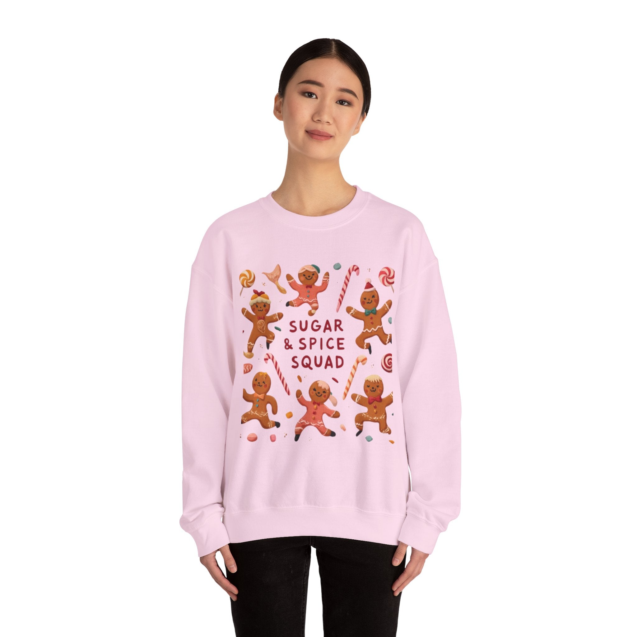 Sugar & Spice Squad Sweatshirt — Gingerbread Holiday Crewneck