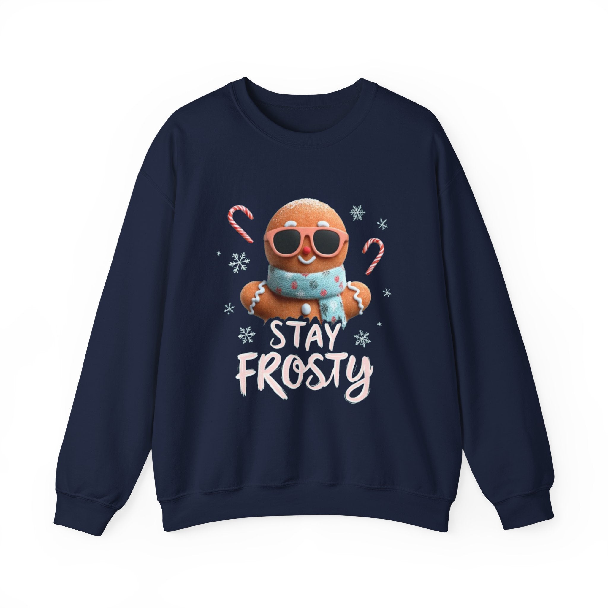 Stay Frosty Gingerbread Sweatshirt — Cute Holiday Crewneck