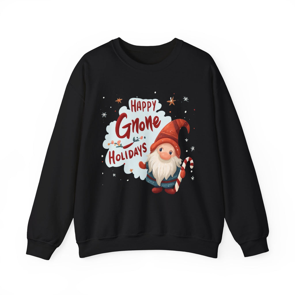 Happy Gnome Holidays Sweatshirt — Cute Christmas Gnome Holiday Crewneck