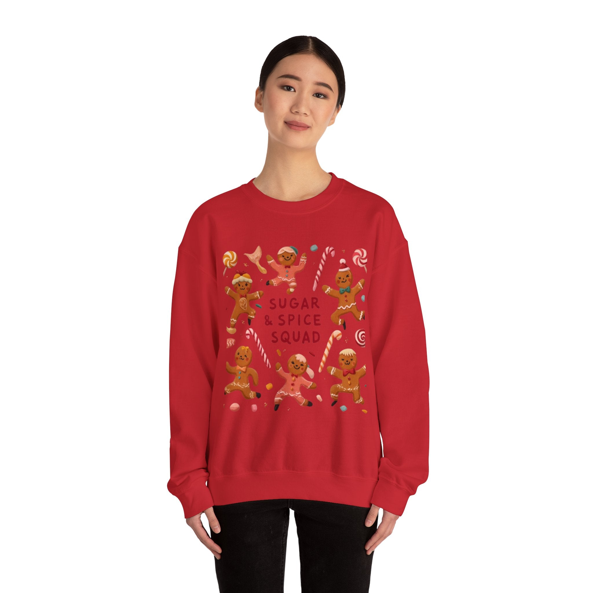 Sugar & Spice Squad Sweatshirt — Gingerbread Holiday Crewneck