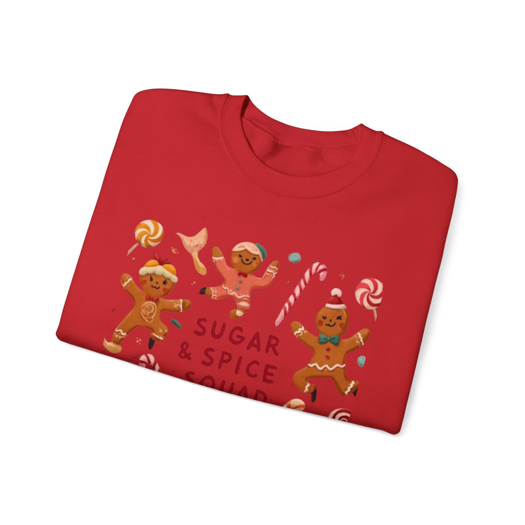 Sugar & Spice Squad Sweatshirt — Gingerbread Holiday Crewneck