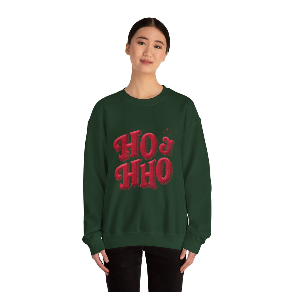 Ho Ho Ho Christmas Sweatshirt — Festive Holiday Crewneck