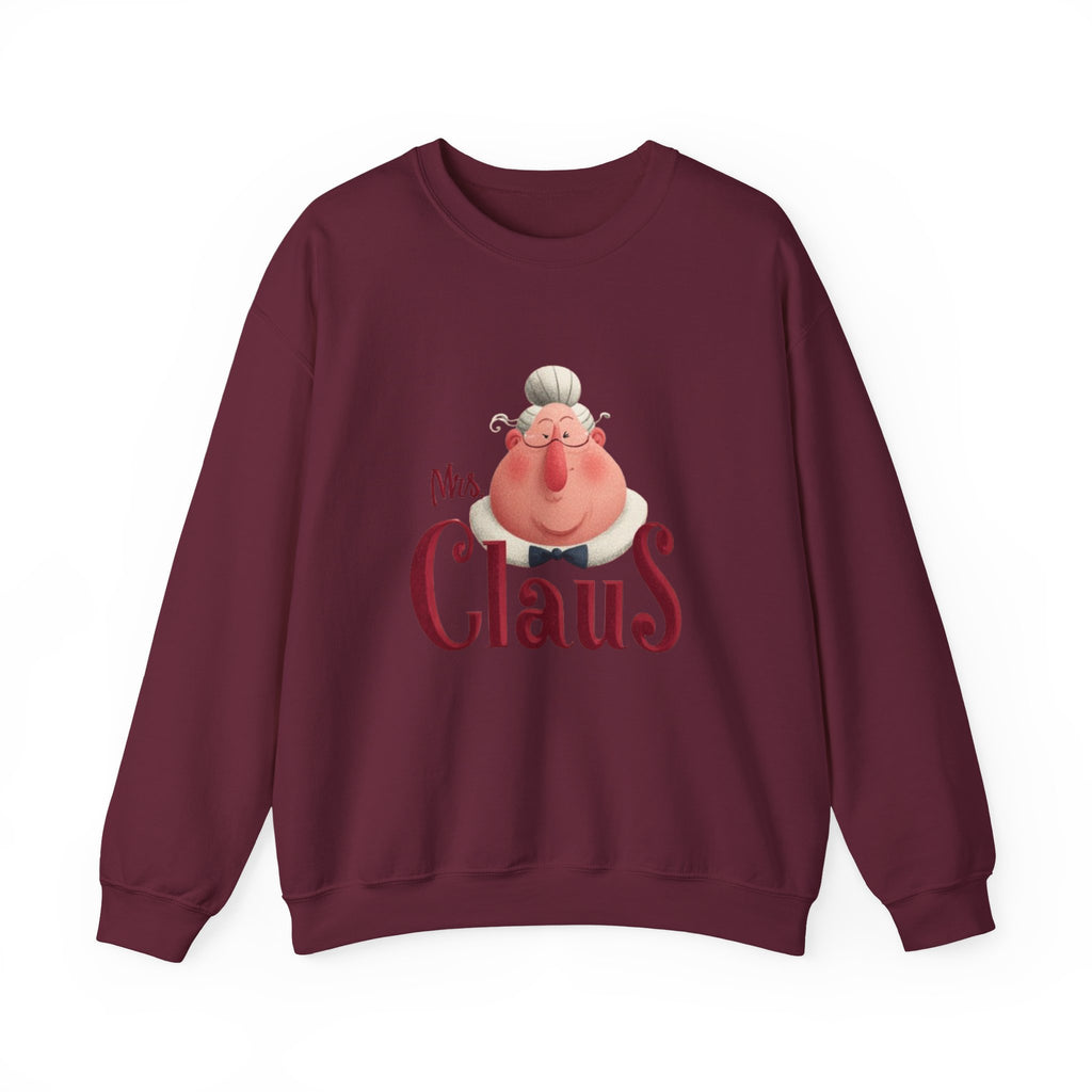 Mrs. Claus Christmas Sweatshirt – Cute Mrs Claus Holiday Crewneck