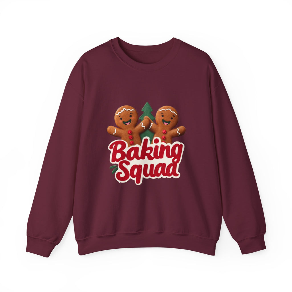 Baking Squad Sweatshirt — Cute Gingerbread Holiday Crewneck