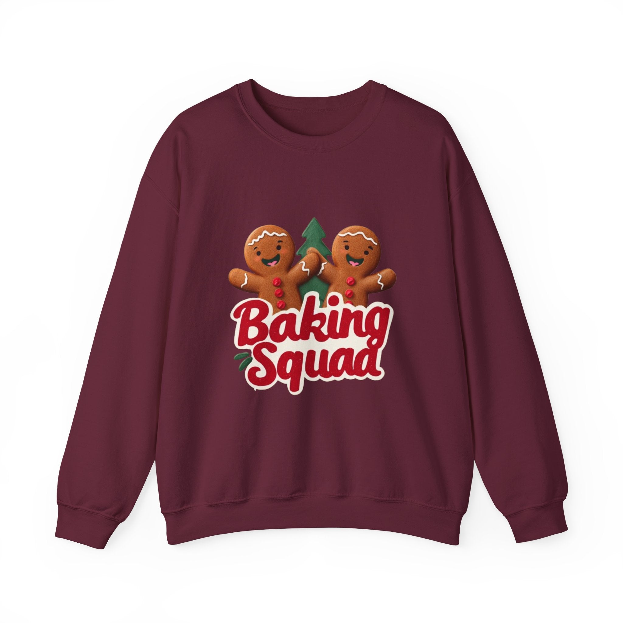 Baking Squad Sweatshirt — Cute Gingerbread Holiday Crewneck