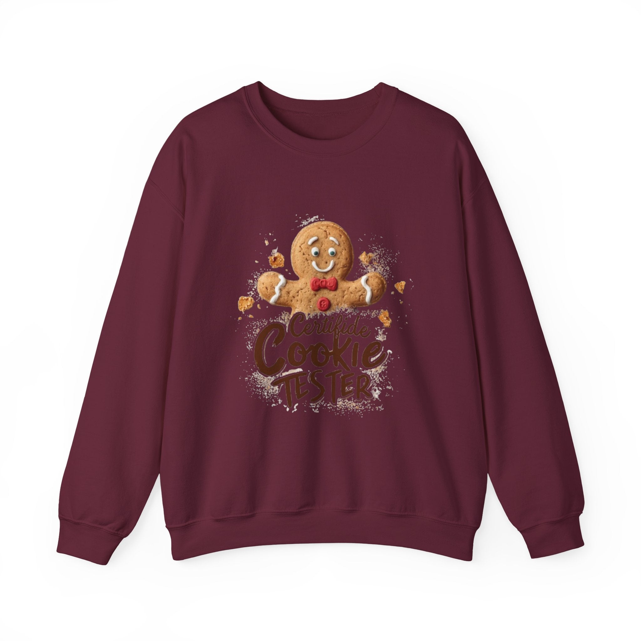 Cookie Tester Sweatshirt – "Certified Cookie Tester" Gingerbread Crewneck