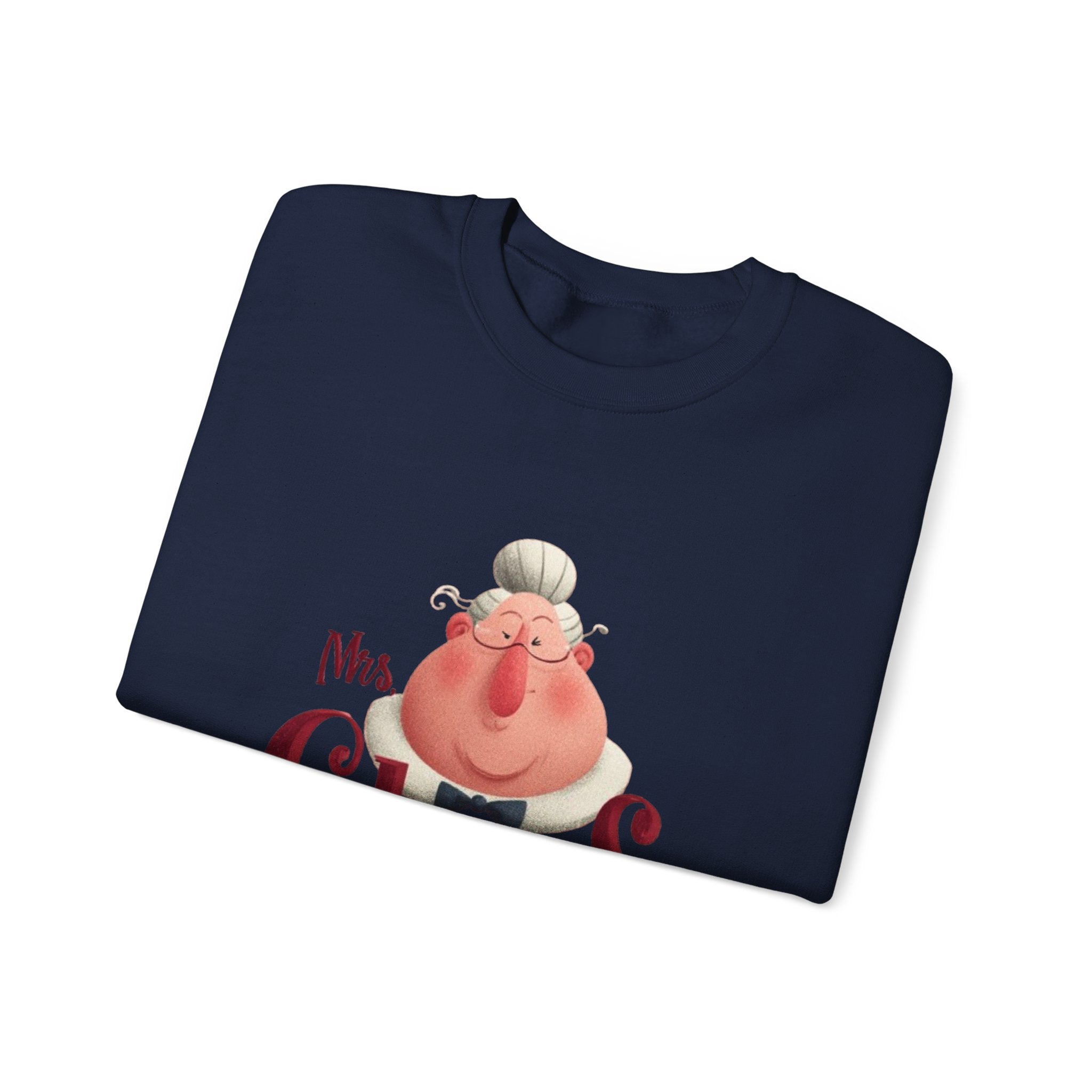 Mrs. Claus Christmas Sweatshirt – Cute Mrs Claus Holiday Crewneck