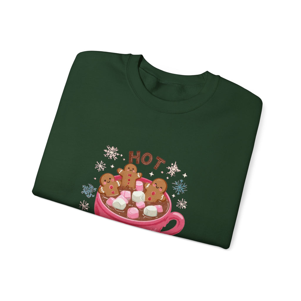 Sweatshirt — "Hot Chocolate Club" Cozy Winter Crewneck