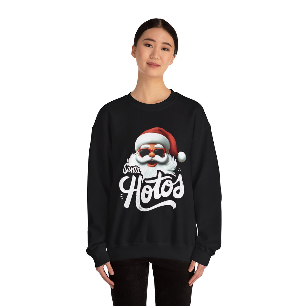 Santa Hotos Sweatshirt – Funny Christmas Santa Photo Crewneck