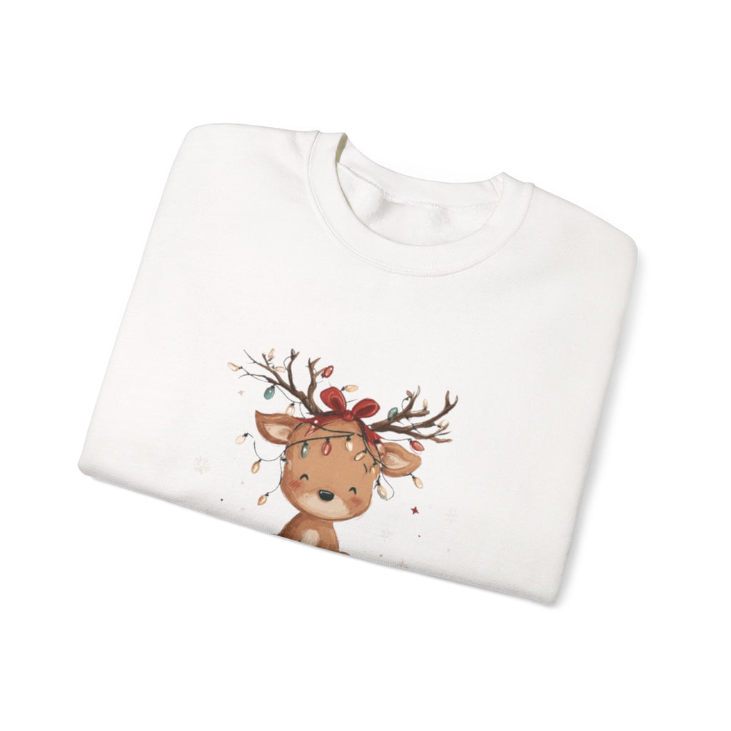Mommy Reindeer Sweatshirt — Cute Woodland Mama Holiday Crewneck