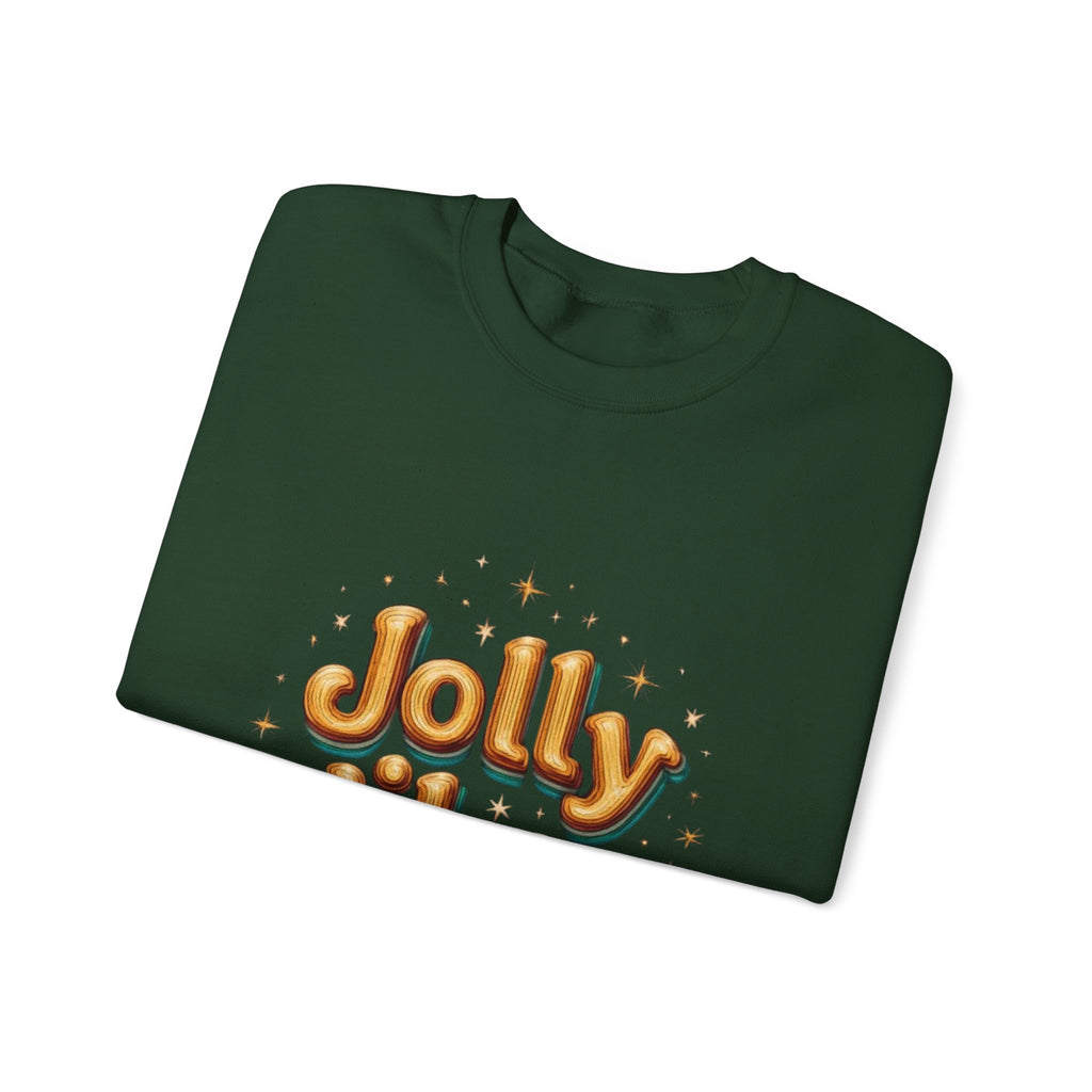 Jolly Vibes Sweatshirt – Cozy Holiday Graphic Crewneck