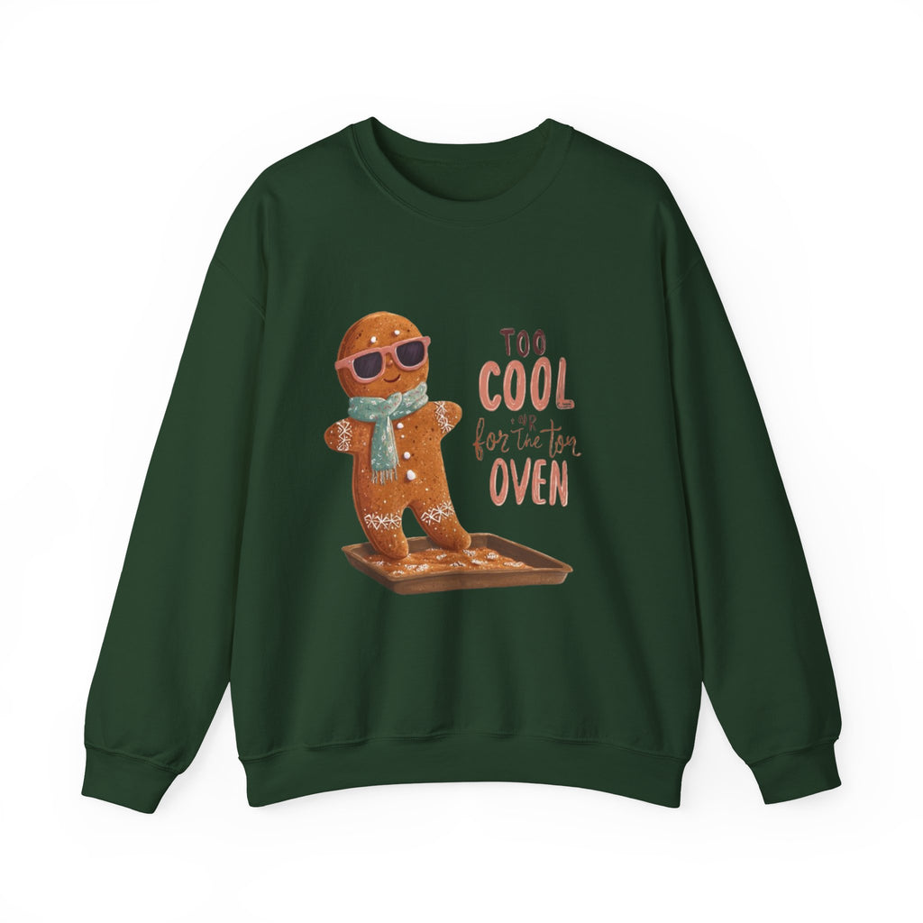 Sweatshirt - 'Too Cool for the Oven' Gingerbread Crewneck
