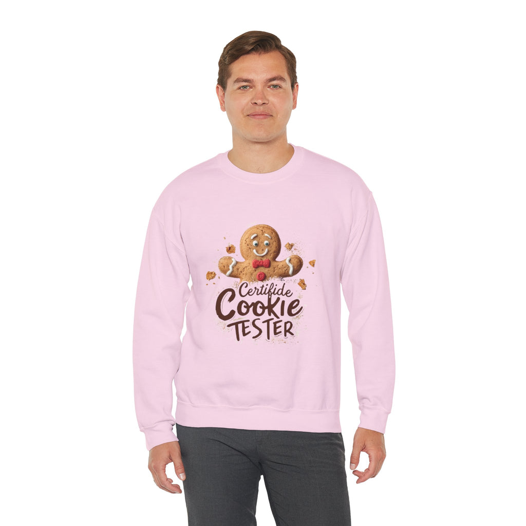 Cookie Tester Sweatshirt – "Certified Cookie Tester" Gingerbread Crewneck