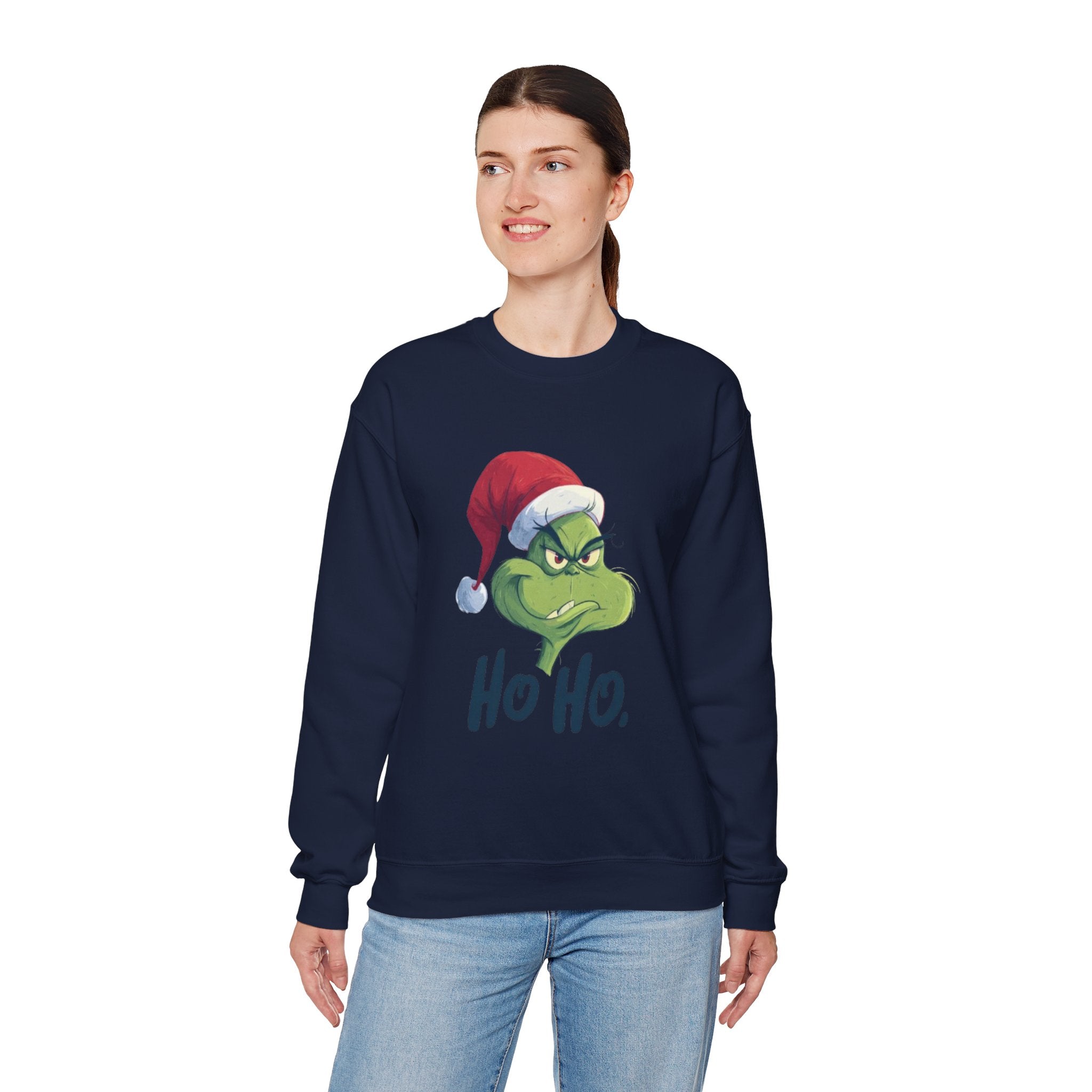 Grumpy Grinch 'Ho Ho.' Crewneck Sweatshirt