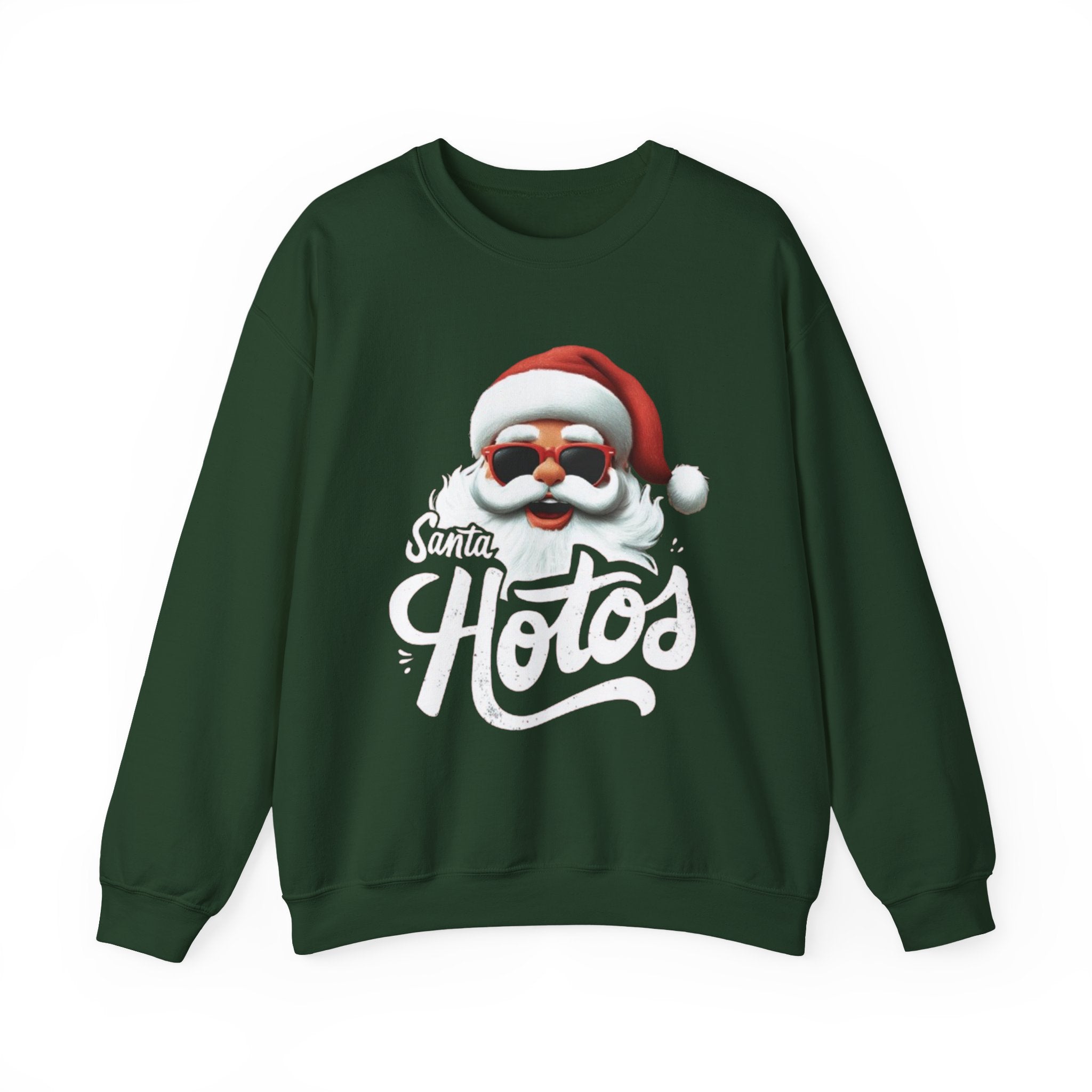 Santa Hotos Sweatshirt – Funny Christmas Santa Photo Crewneck