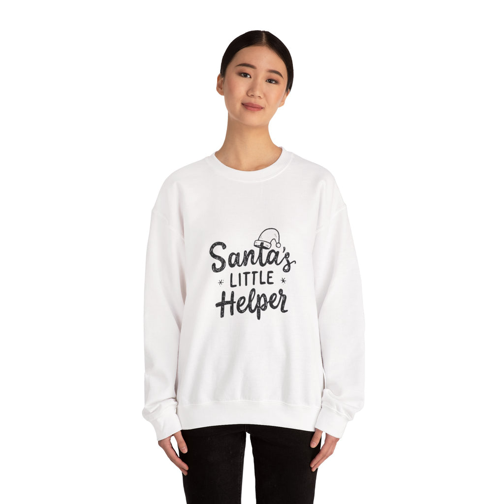 Santa's Little Helper Sweatshirt – Holiday Crewneck for Kids & Family