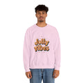 Jolly Vibes Sweatshirt – Cozy Holiday Graphic Crewneck