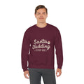 Santa Judging Stop Me Sweatshirt — Funny Christmas Crewneck