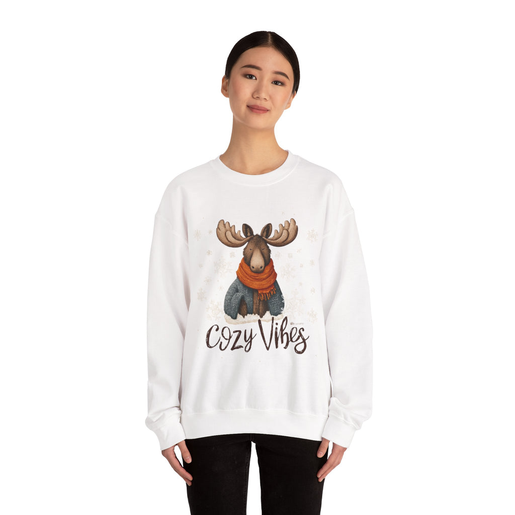Cozy Vibes Moose Sweatshirt