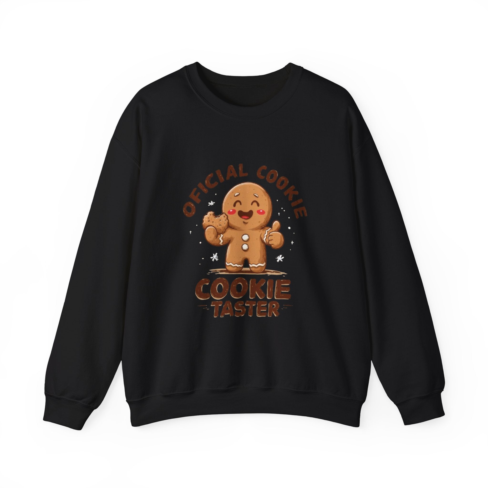 Cookie Taster Sweatshirt — 'Official Cookie' Gingerbread Crewneck