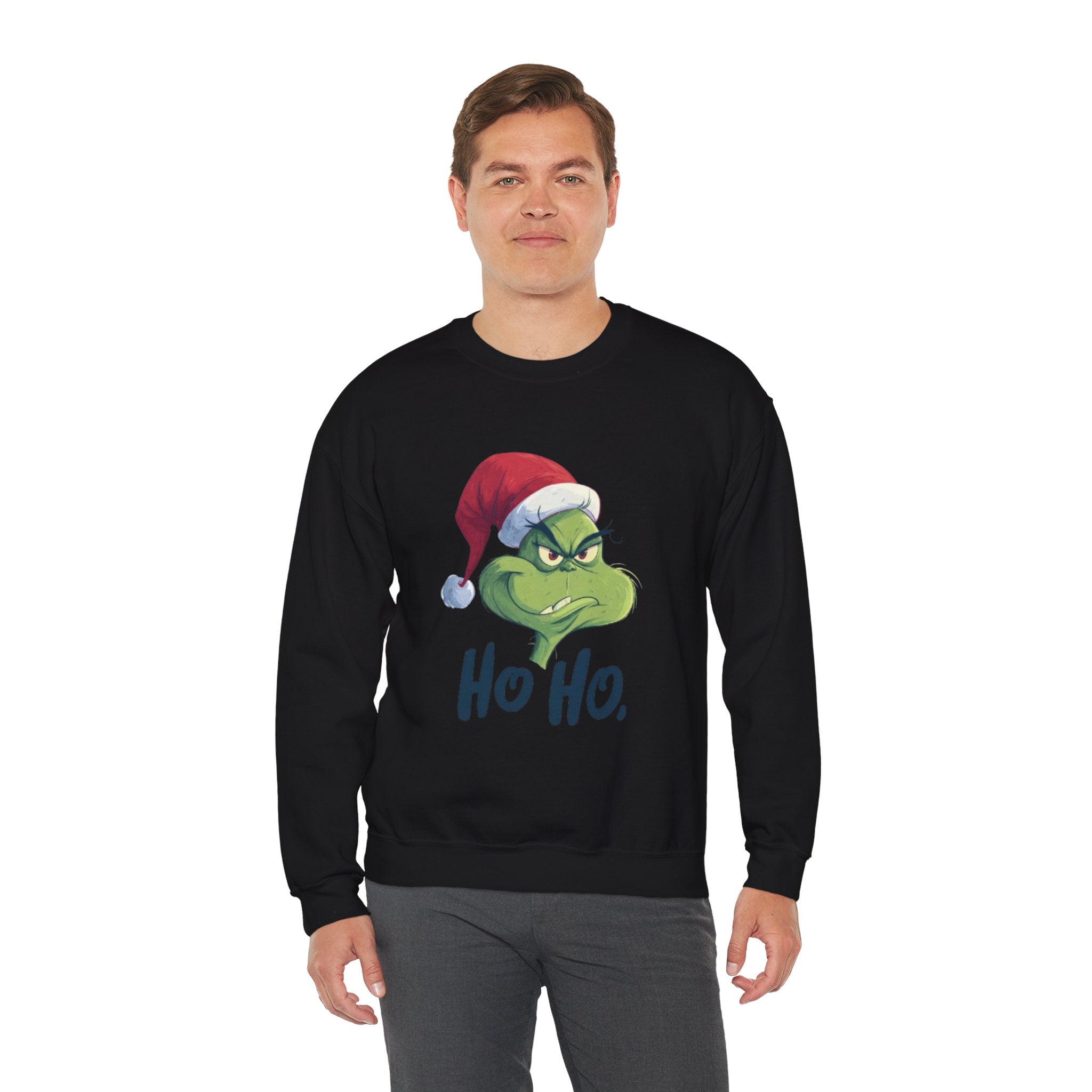 Grumpy Grinch 'Ho Ho.' Crewneck Sweatshirt