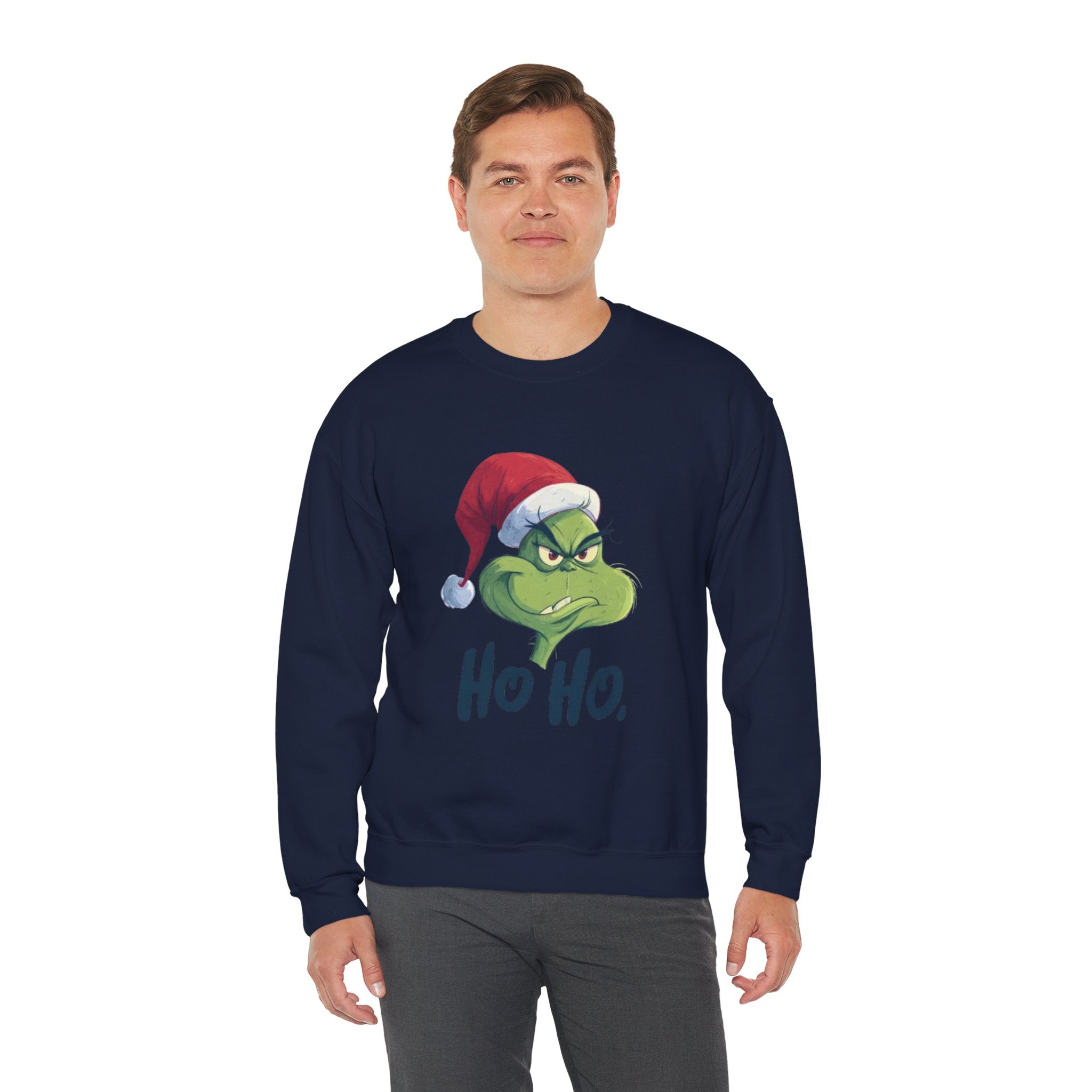 Grumpy Grinch 'Ho Ho.' Crewneck Sweatshirt