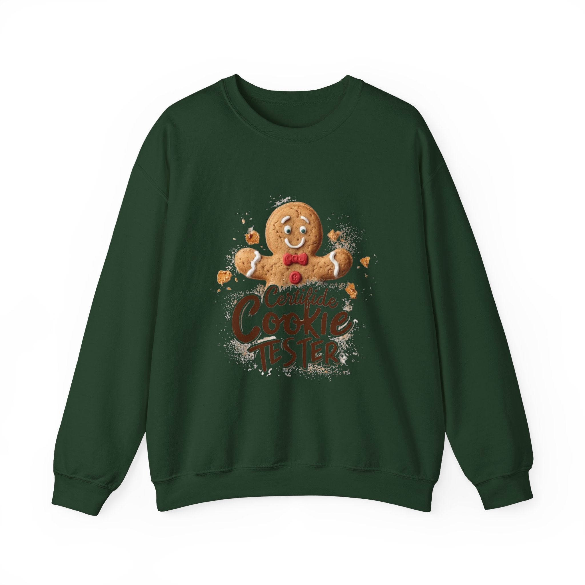 Cookie Tester Sweatshirt – "Certified Cookie Tester" Gingerbread Crewneck