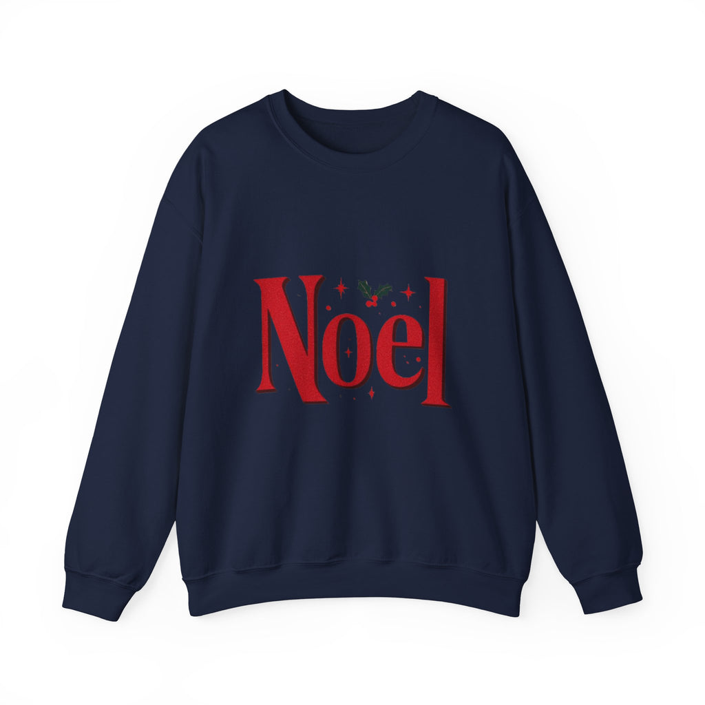 Noel Christmas Sweatshirt — Festive Holly Holiday Crewneck