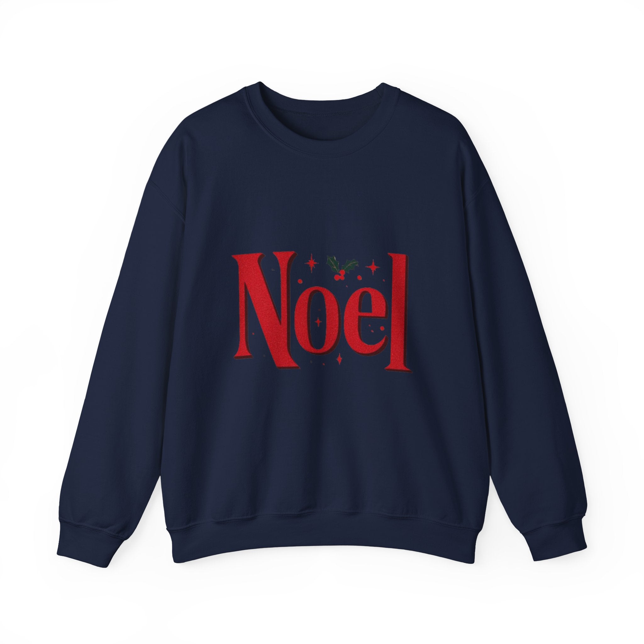 Noel Christmas Sweatshirt — Festive Holly Holiday Crewneck
