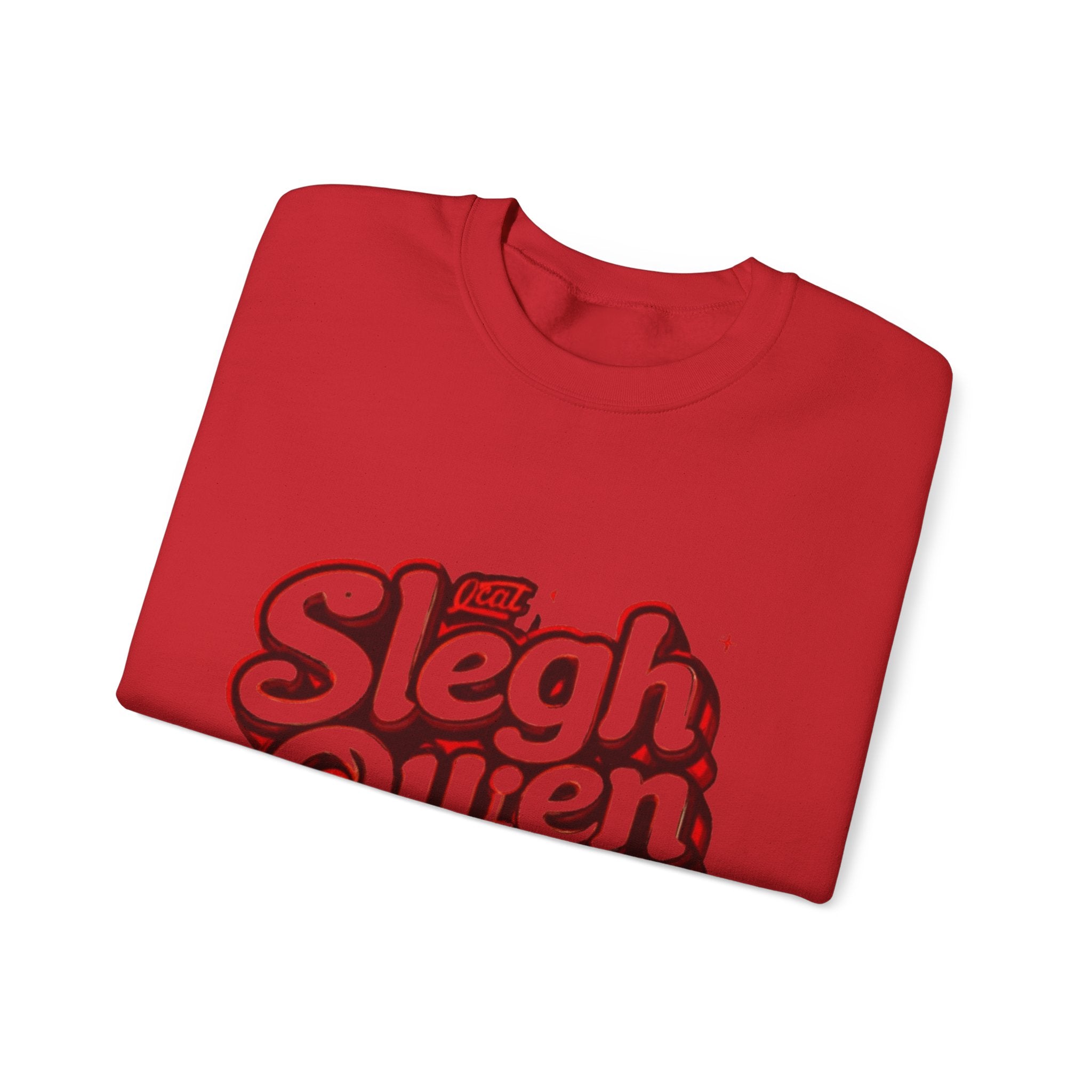 Sleigh Queen Crewneck Sweatshirt — Retro Holiday Christmas Pullover