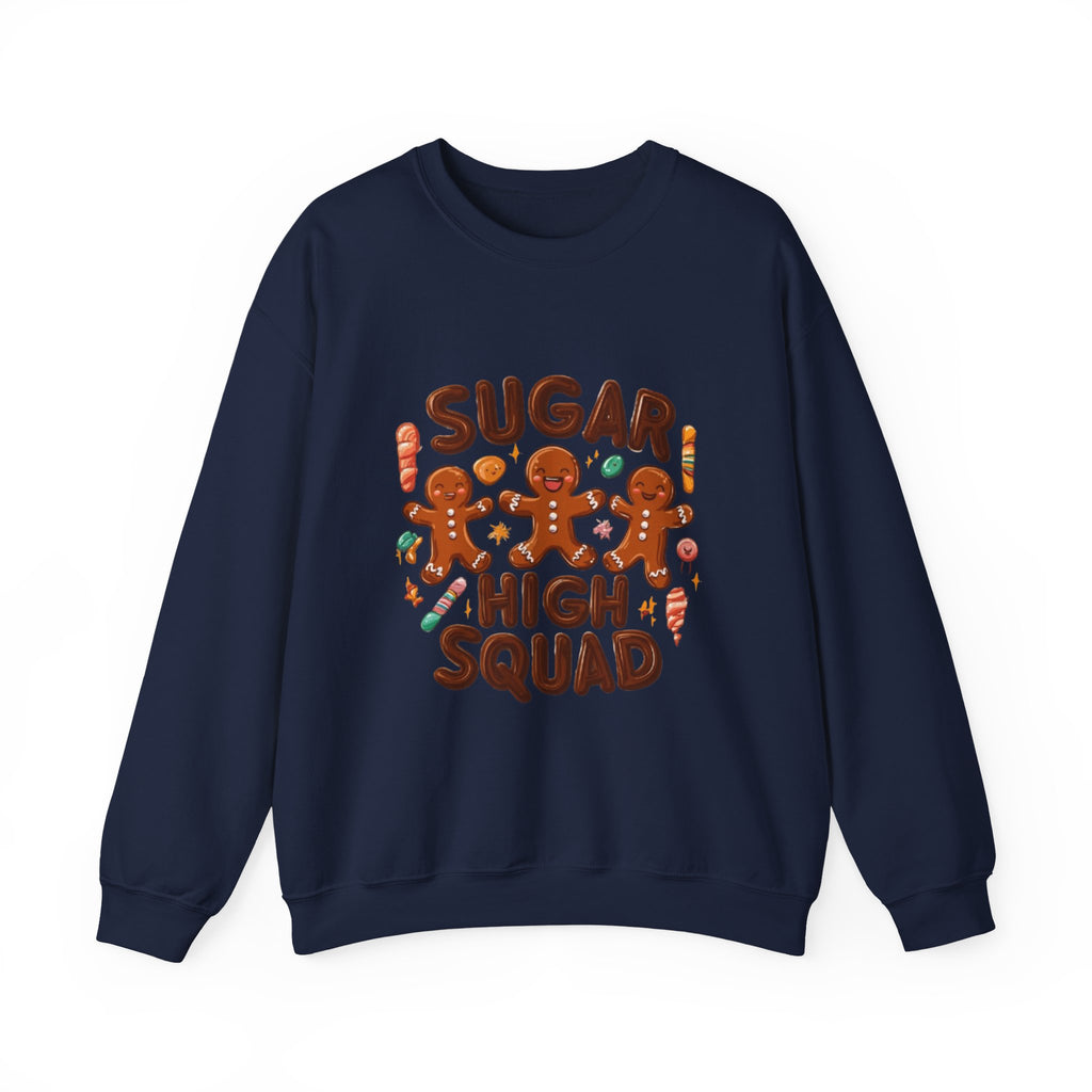 Sugar High Squad Sweatshirt — Cute Gingerbread Holiday Crewneck
