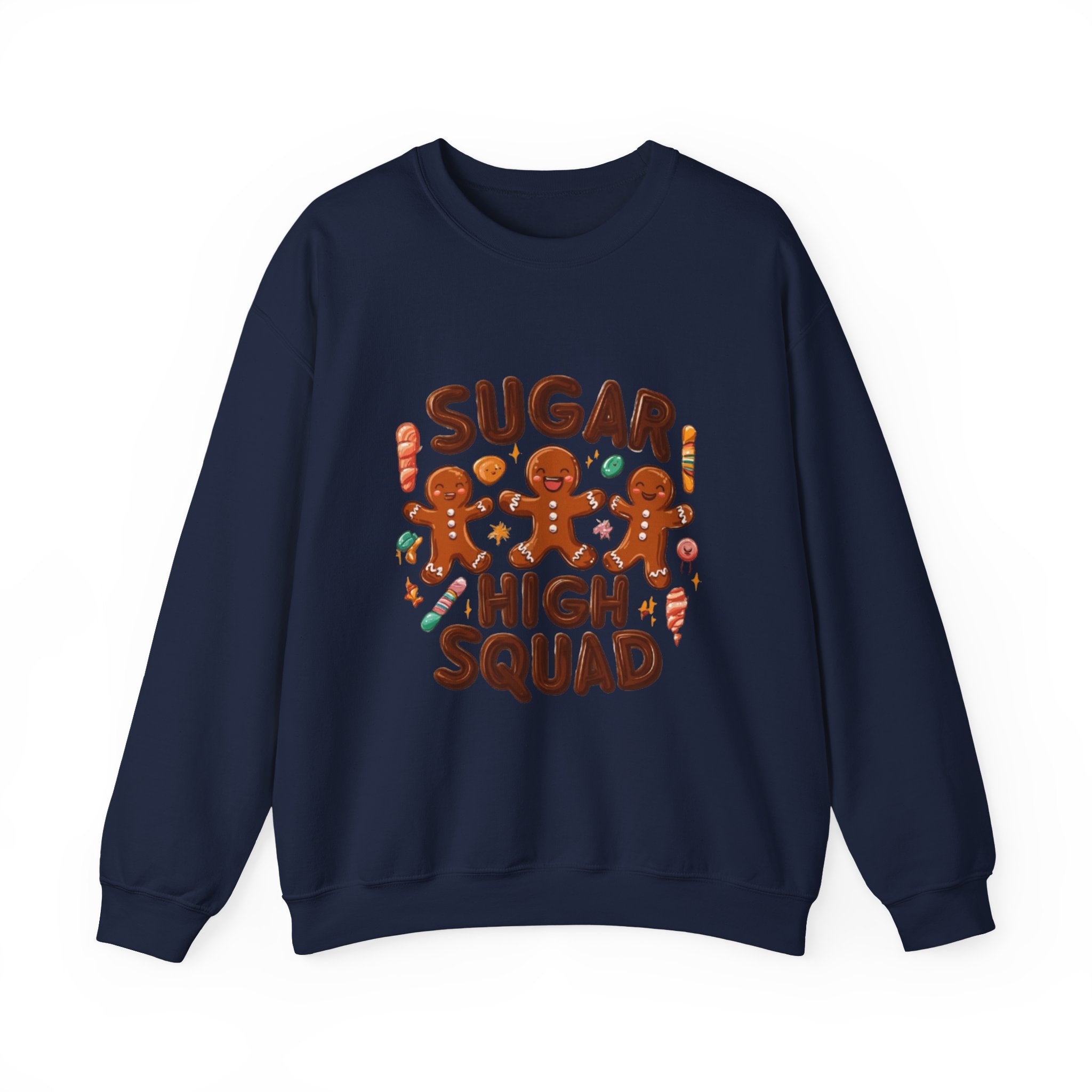 Sugar High Squad Sweatshirt — Cute Gingerbread Holiday Crewneck
