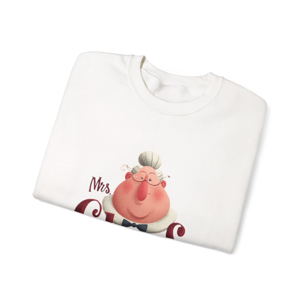Mrs. Claus Christmas Sweatshirt – Cute Mrs Claus Holiday Crewneck