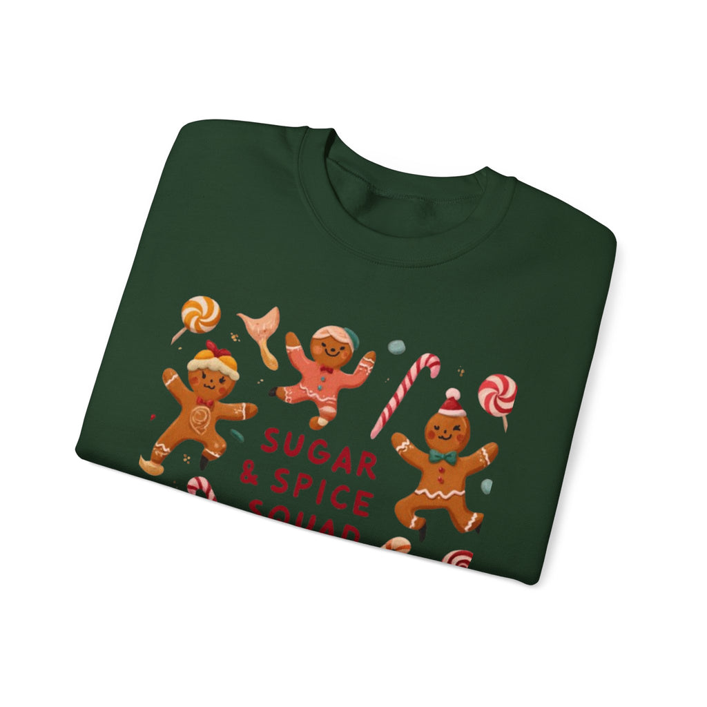 Sugar & Spice Squad Sweatshirt — Gingerbread Holiday Crewneck
