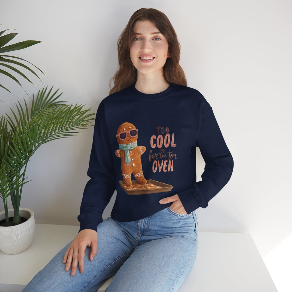 Sweatshirt - 'Too Cool for the Oven' Gingerbread Crewneck