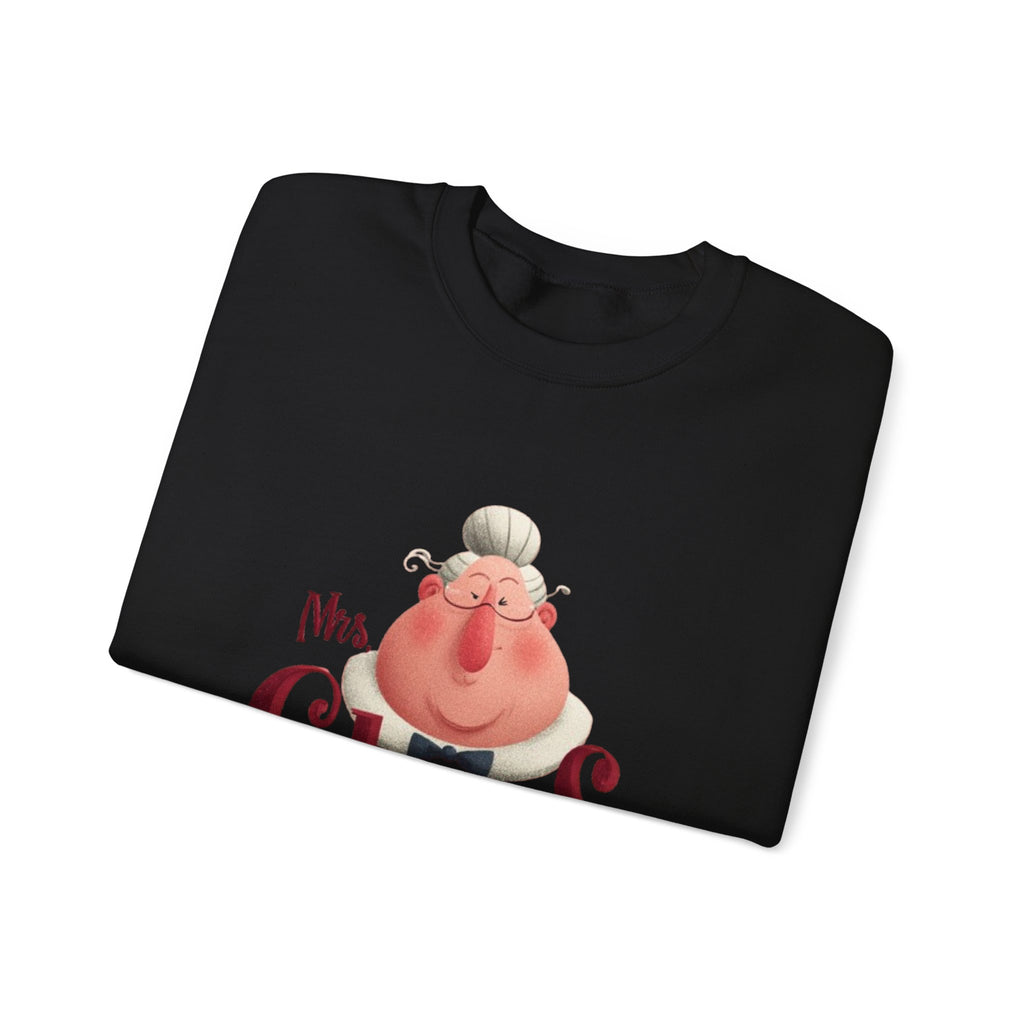 Mrs. Claus Christmas Sweatshirt – Cute Mrs Claus Holiday Crewneck