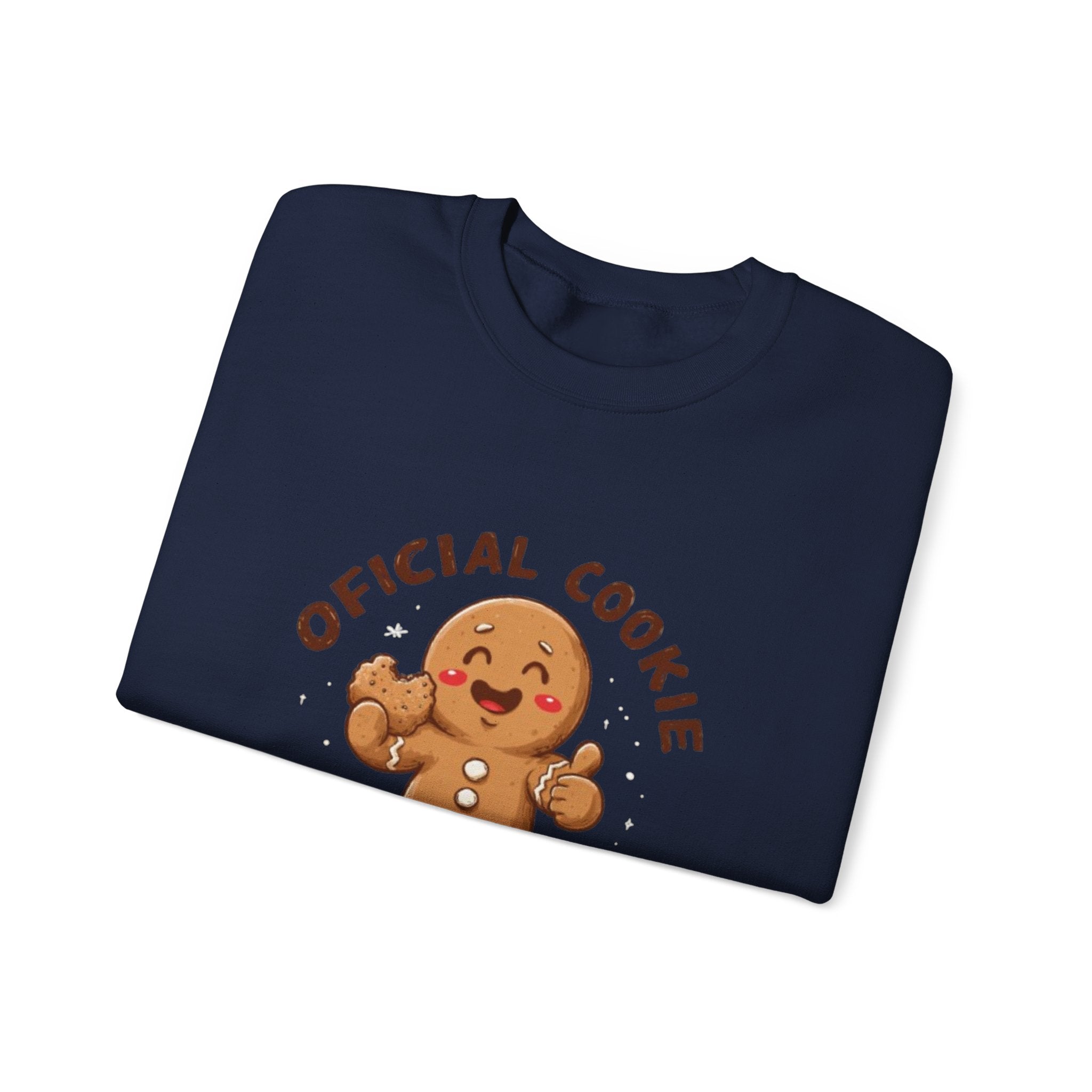 Cookie Taster Sweatshirt — 'Official Cookie' Gingerbread Crewneck