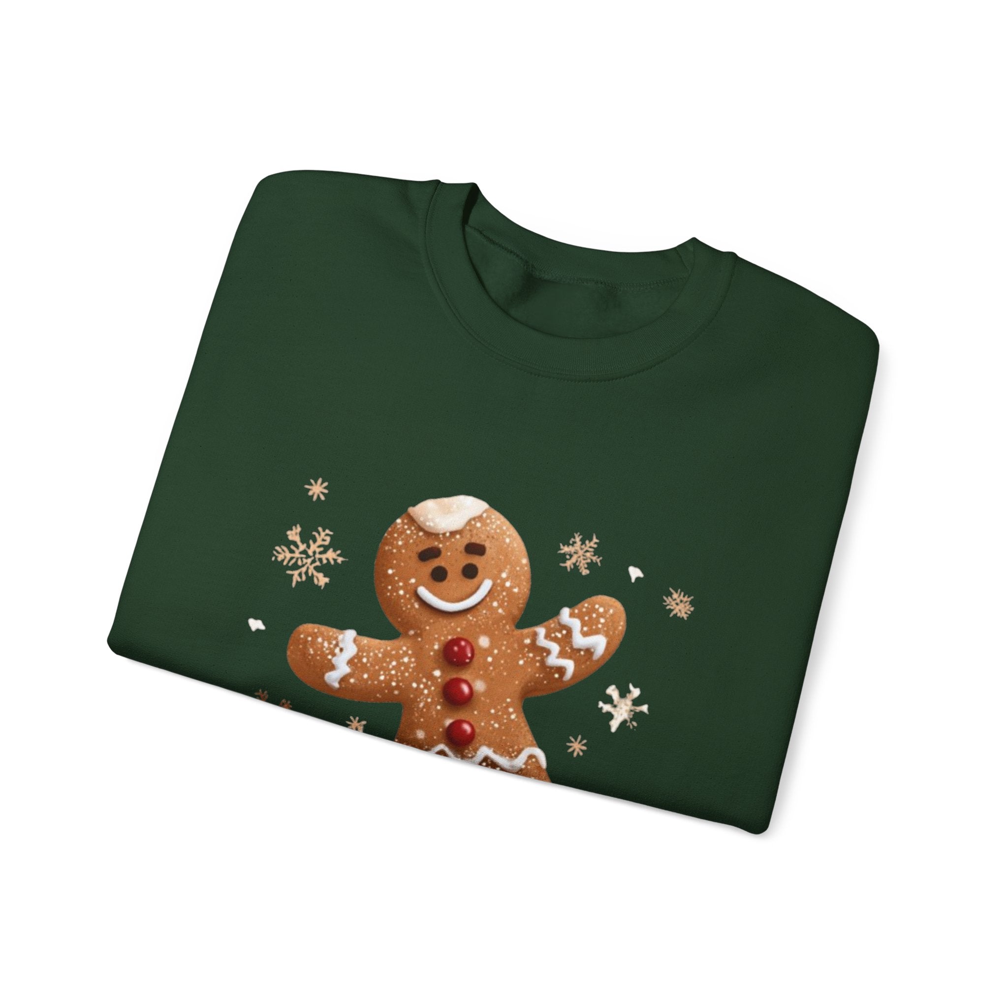 Gingerbread 'Frosted' Holiday Sweatshirt — Cute Christmas Cookie Crewneck