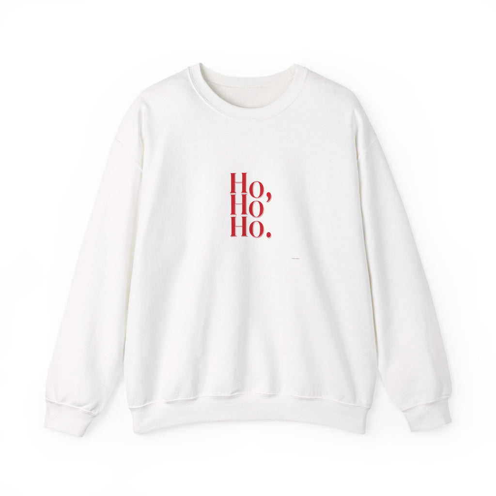 Sweatshirt — Minimal 'Ho, Ho, Ho.' Christmas Crewneck