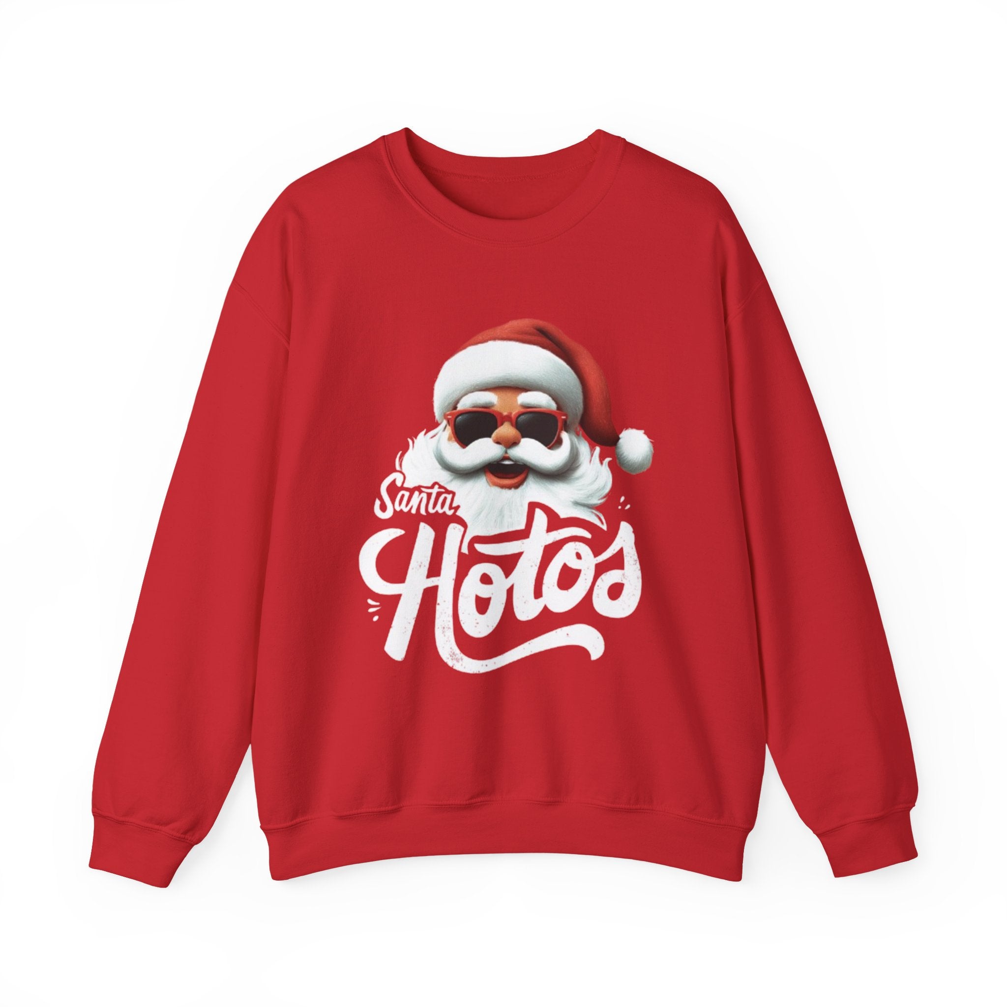 Santa Hotos Sweatshirt – Funny Christmas Santa Photo Crewneck