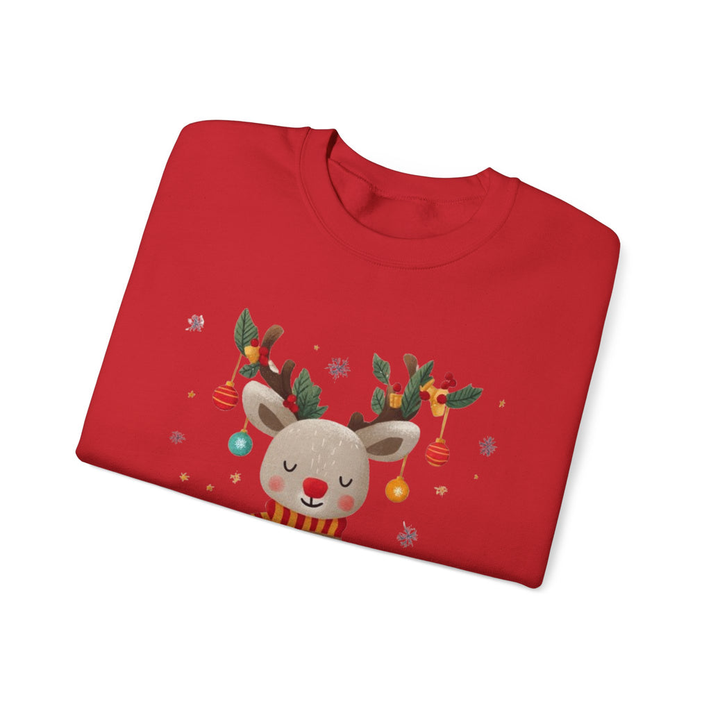 Holiday Vibes Reindeer Sweatshirt