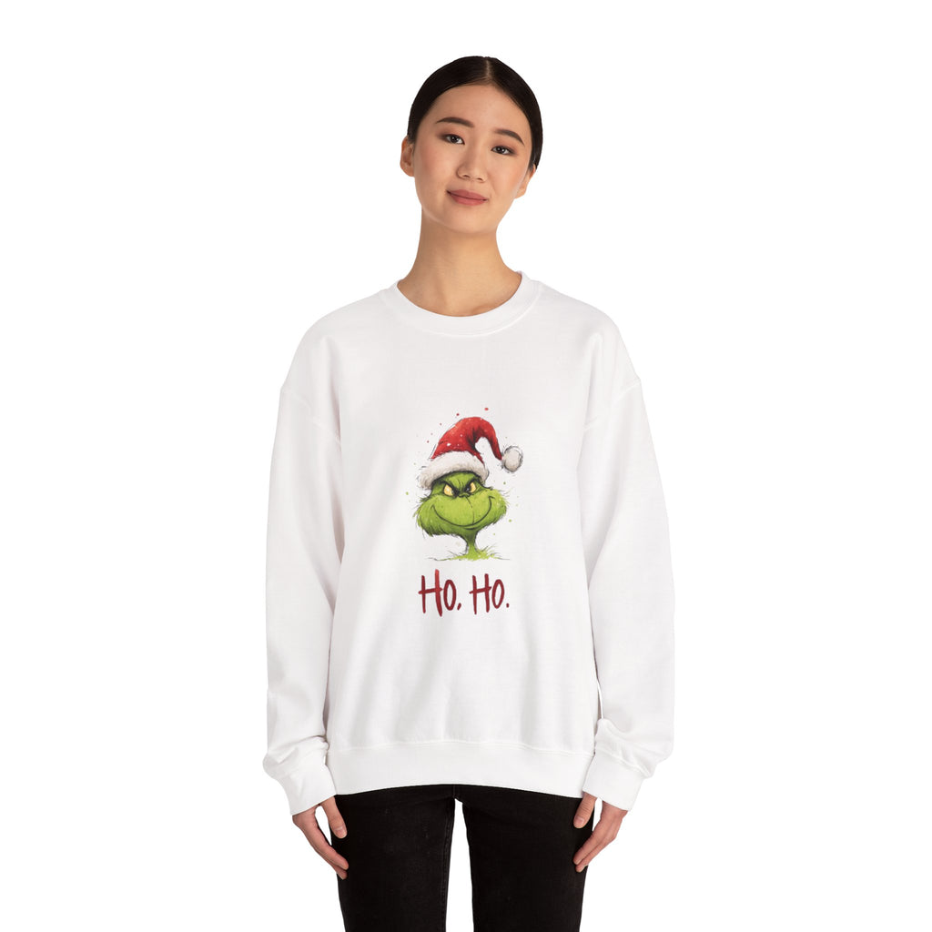Grinch Santa 'Ho. Ho.' Crewneck Sweatshirt