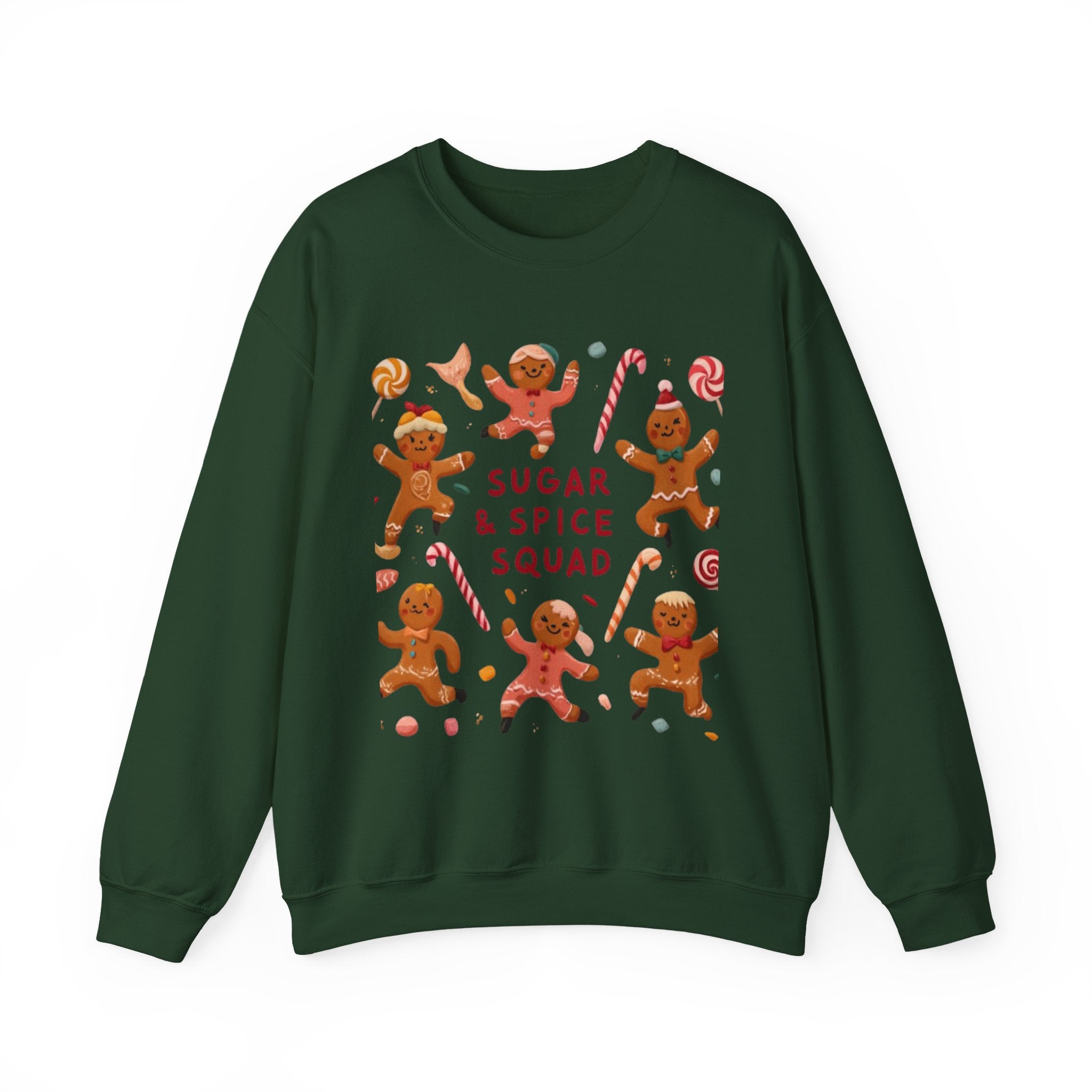 Sugar & Spice Squad Sweatshirt — Gingerbread Holiday Crewneck