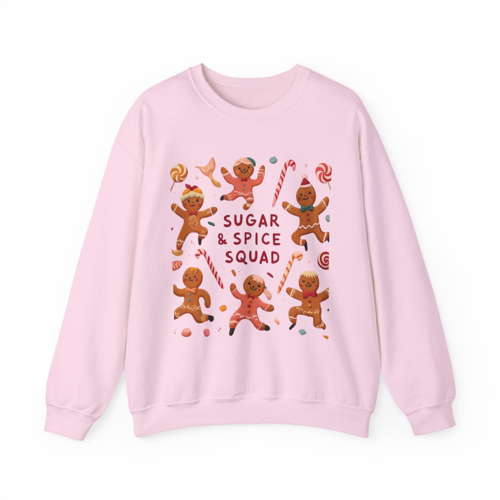 Sugar & Spice Squad Sweatshirt — Gingerbread Holiday Crewneck