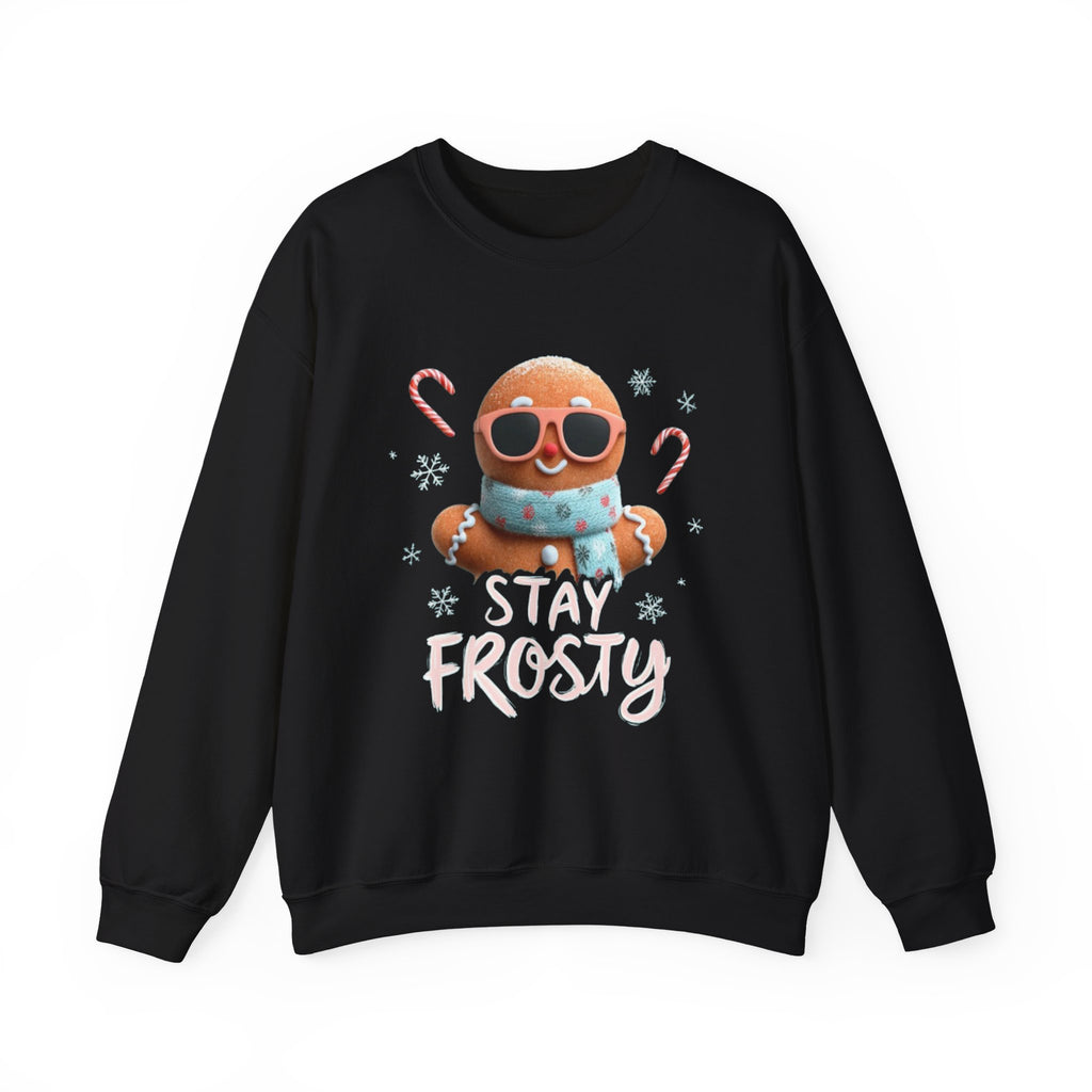 Stay Frosty Gingerbread Sweatshirt — Cute Holiday Crewneck