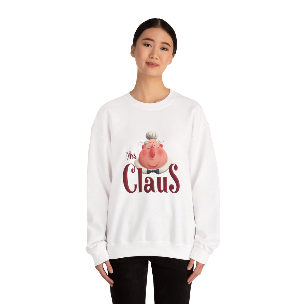 Mrs. Claus Christmas Sweatshirt – Cute Mrs Claus Holiday Crewneck